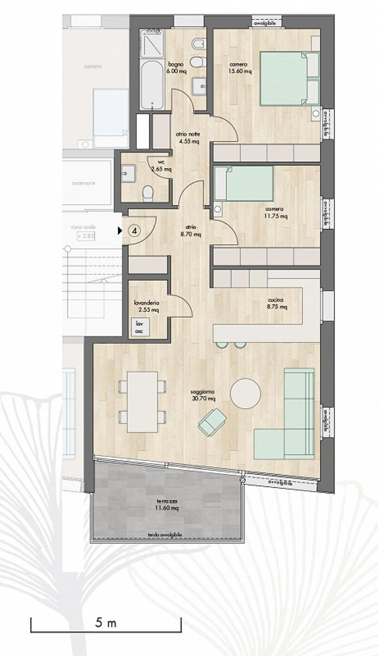 3,5 neue Zimmer 50 m vom See entfernt - Foto 9 von 9