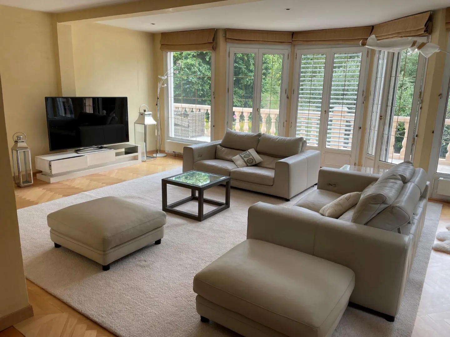 BELLISSIMA VILLA DI 9 CAMERE A PETIT SACONNEX CON GRANDE GIARDINO E TRANQUILLA - Foto 4 di 13