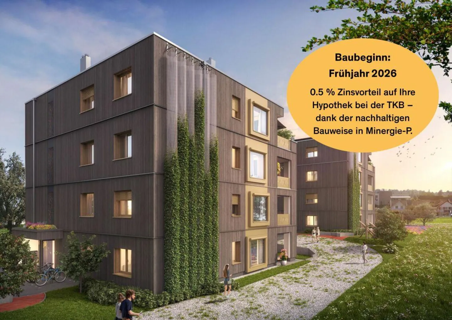 Nuovo progetto di costruzione «Fliedergarten» - vivere moderno con stile e sostenibilità - appartamento di alta qualità all'ultimo piano - Foto 1 di 11