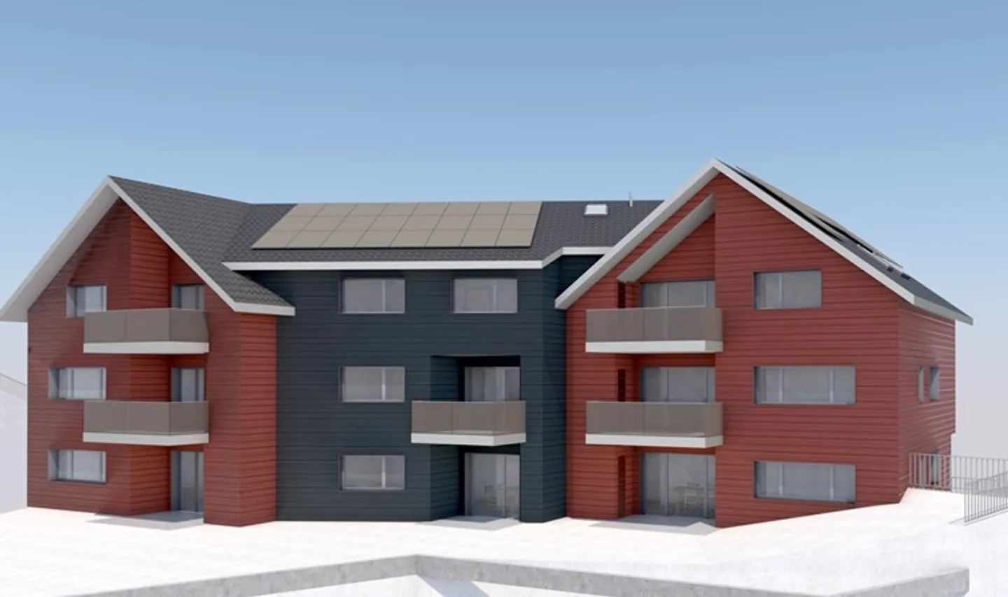 Newly built 4.5-room apartment on the top floor for rent - Photo 1 of 7