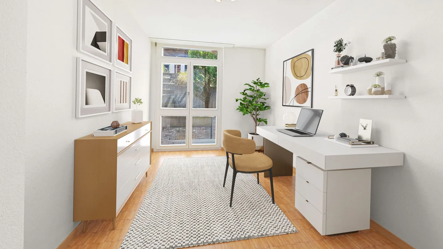 Appartamento con giardino spazioso con layout ben progettato - Foto 6 di 9