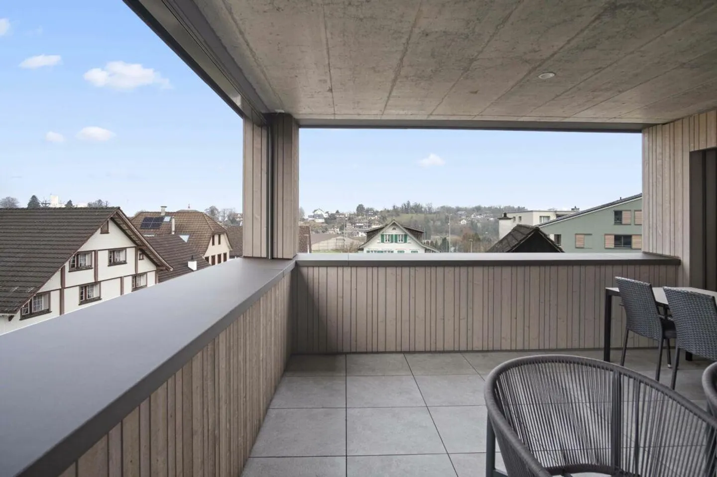 Modern 3.5-room apartment (built 2023) with large loggia, underground parking & e-charging station in Staad - Photo 16 of 16