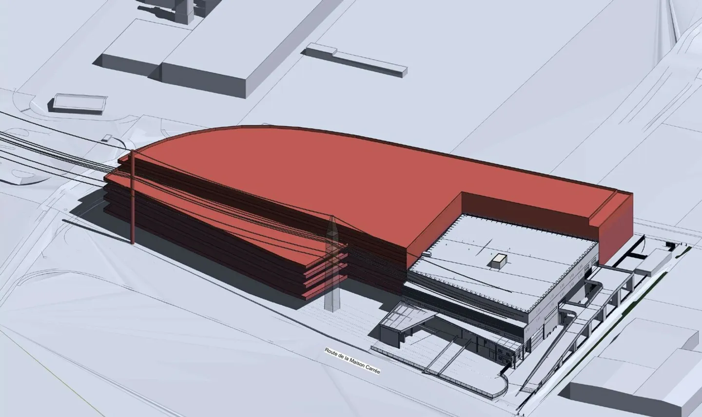 Nuovo edificio di parcheggio per veicoli professionali - Foto 3 di 3