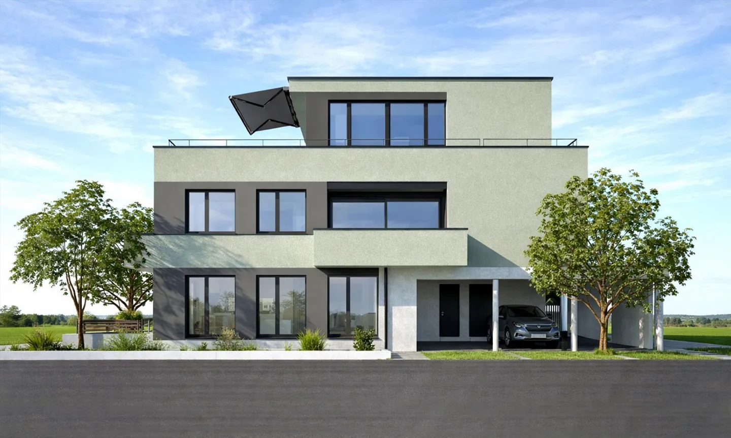 Maisonette de qualité supérieure avec terrasse sur le toit idyllique - Photo 5 sur 7