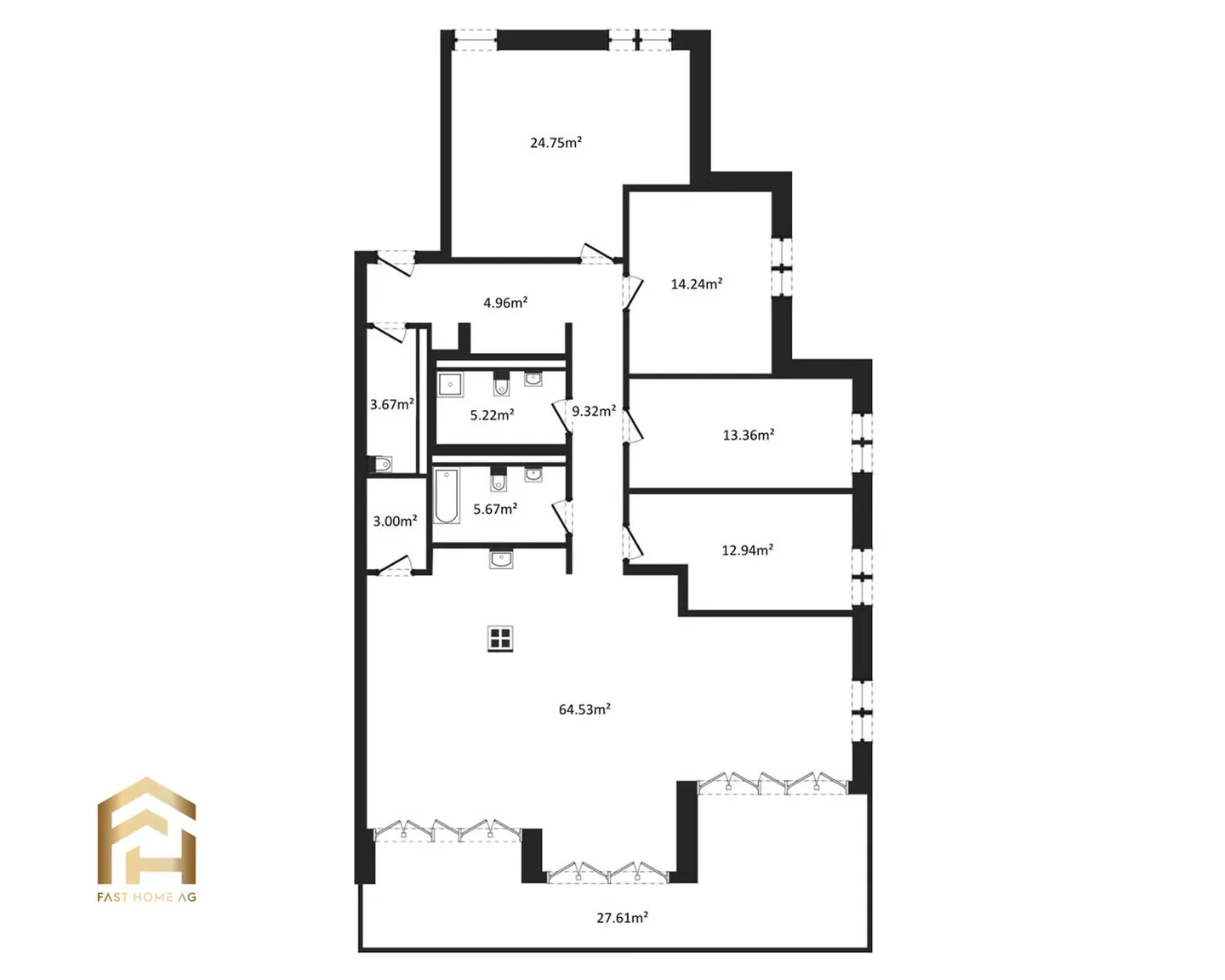Ampio appartamento di 5,5 locali al piano superiore - MFH Imbach - Foto 8 di 11