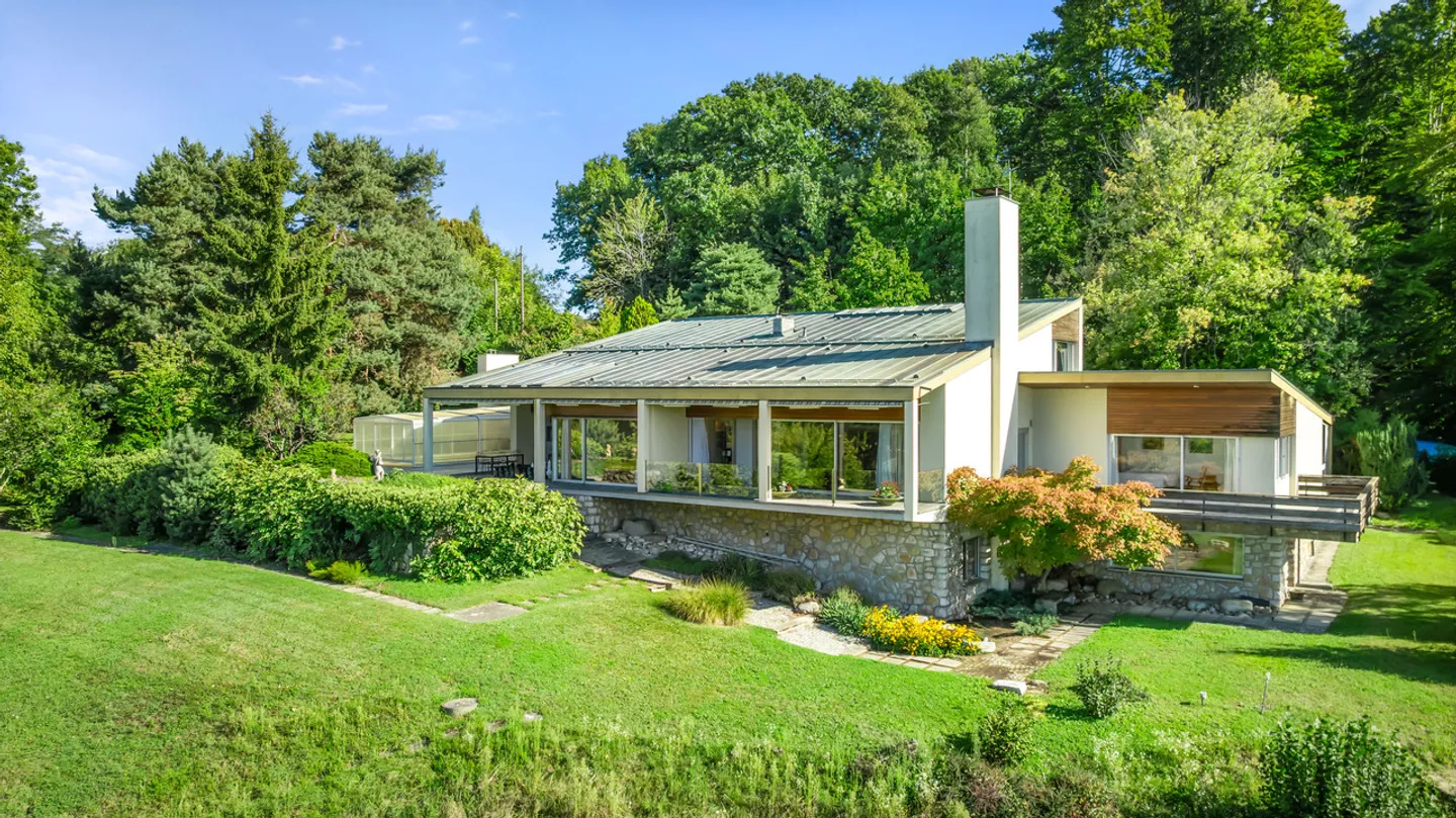 Architektenhaus mit großer Privatsphäre, atemberaubender Blick auf den See, Lausanne - Foto 14 von 15
