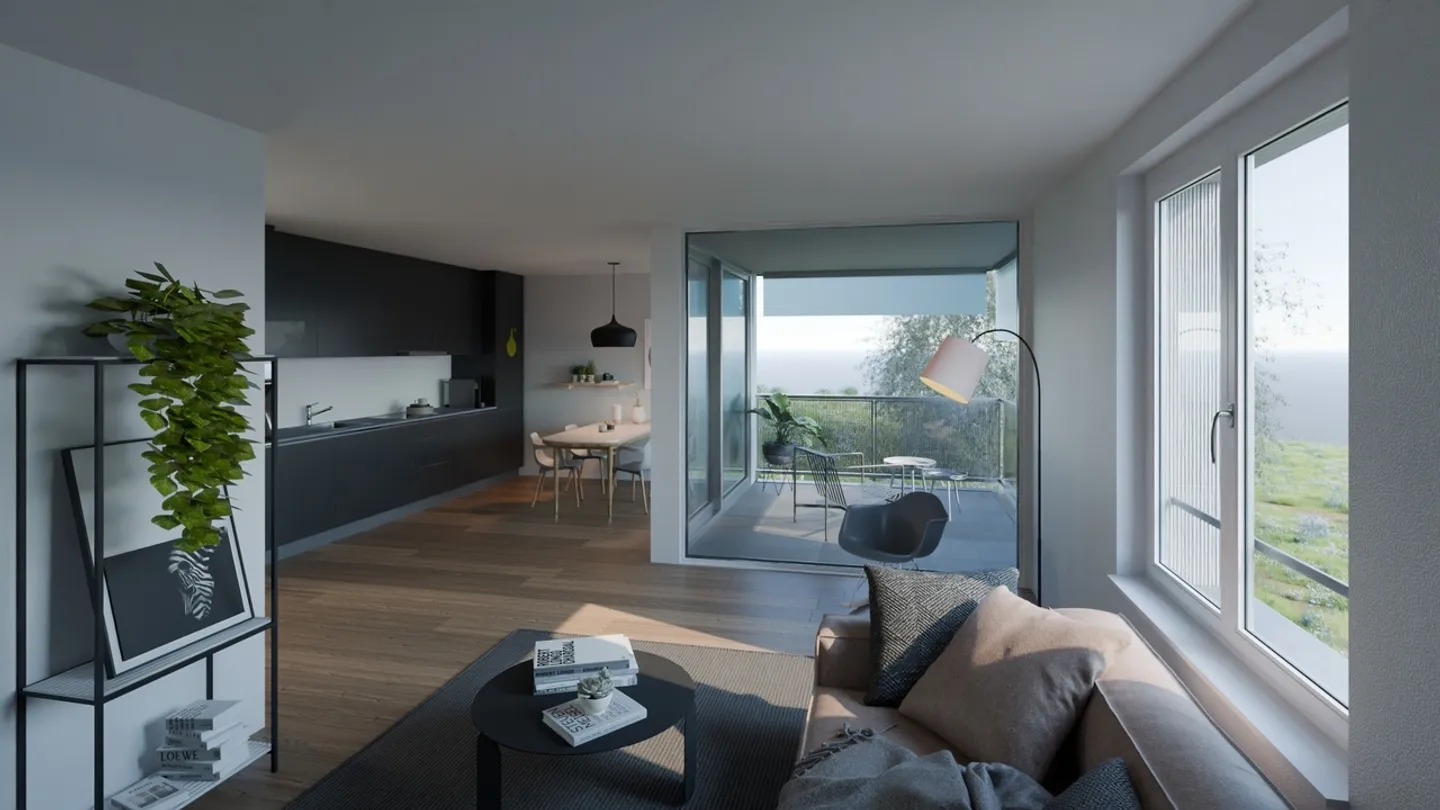 NUOVO APPARTAMENTO 2.5 STANZE AL 1° PIANO A SIERRE - Foto 1 di 8