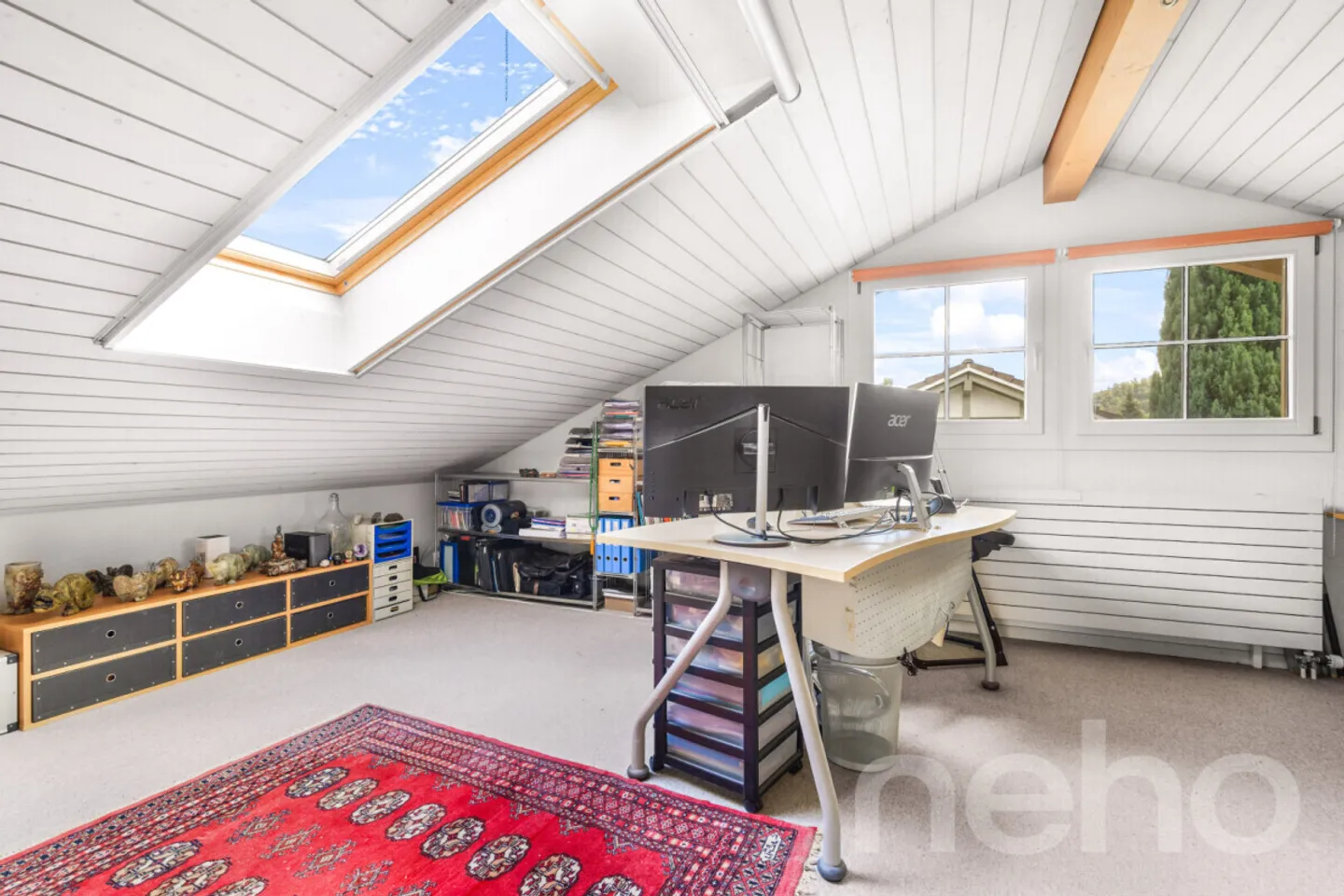 Maison lumineuse avec galerie, poêle suédois et idylle de jardin - Photo 4 sur 12
