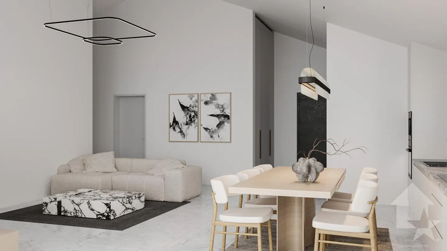 Le Bouveret, 4,5-Zimmer-Penthouse in der neuen Promotion L'Aurore - Foto 2 von 7