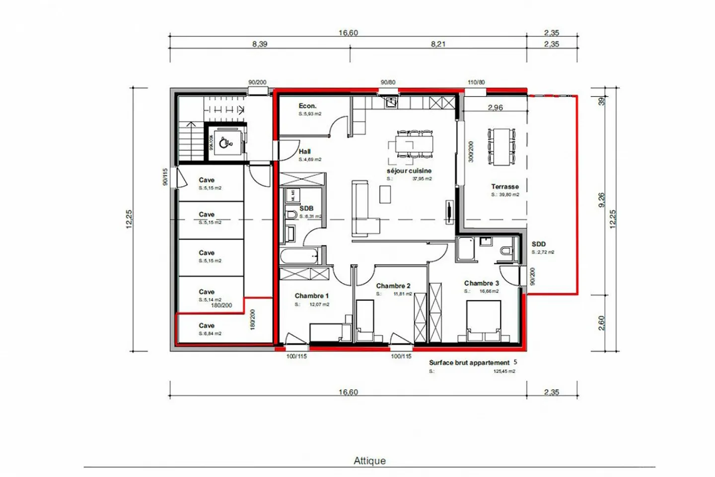Le Bouveret, 4,5-Zimmer-Penthouse in der neuen Promotion L'Aurore - Foto 6 von 7