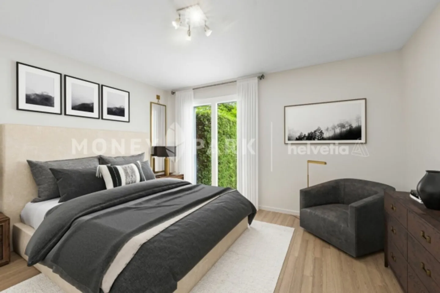 Bel appartement de 4,5 pièces avec jardin - Photo 4 sur 13