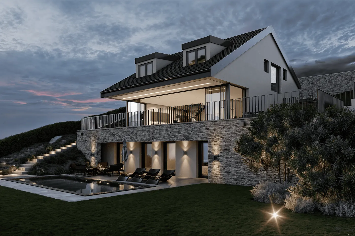 For Sale? Exceptional Villa in Chexbres with Panoramic View of the Lake and the Alps - Photo 3 of 8