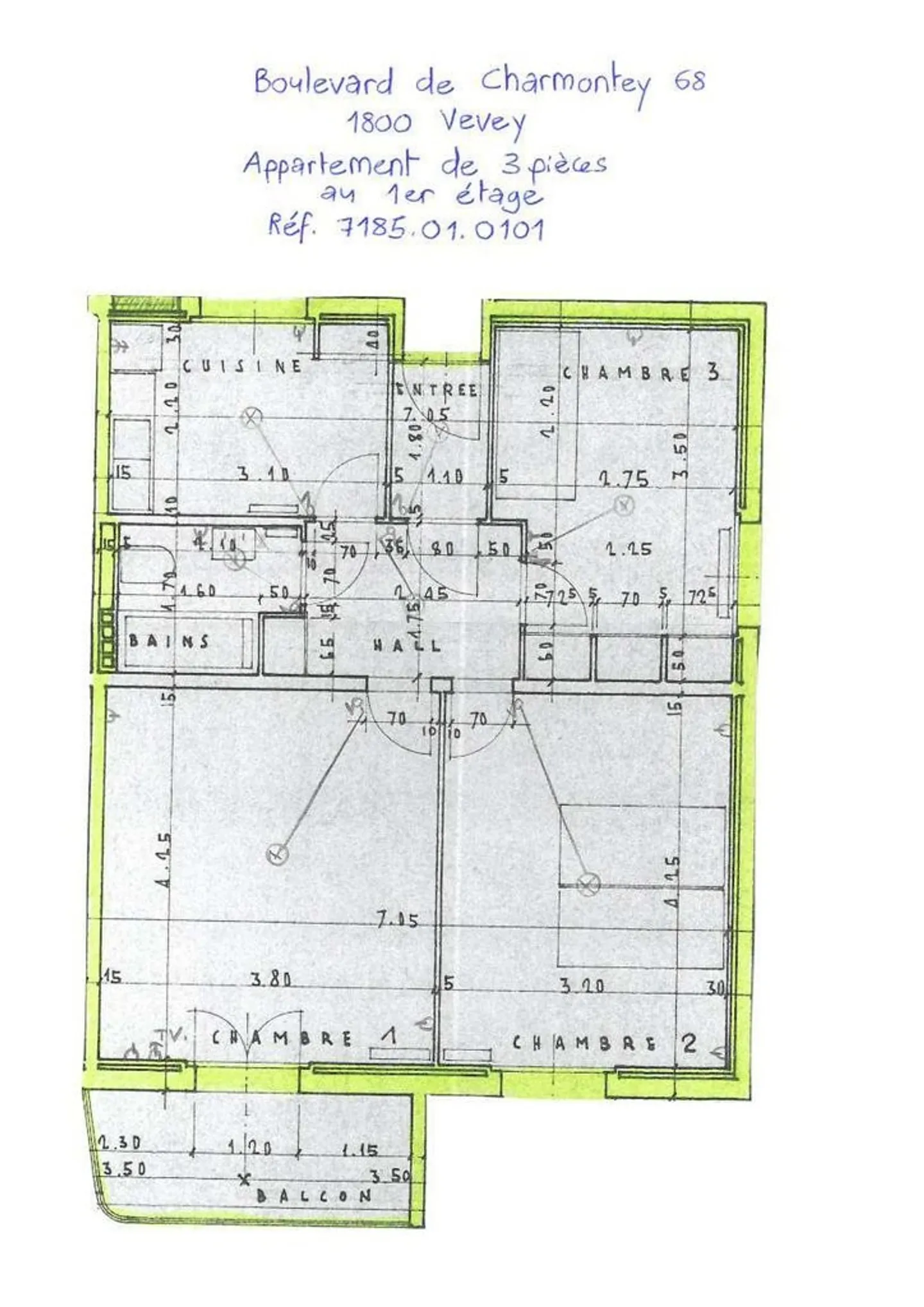 3-room apartment - Photo 9 of 9