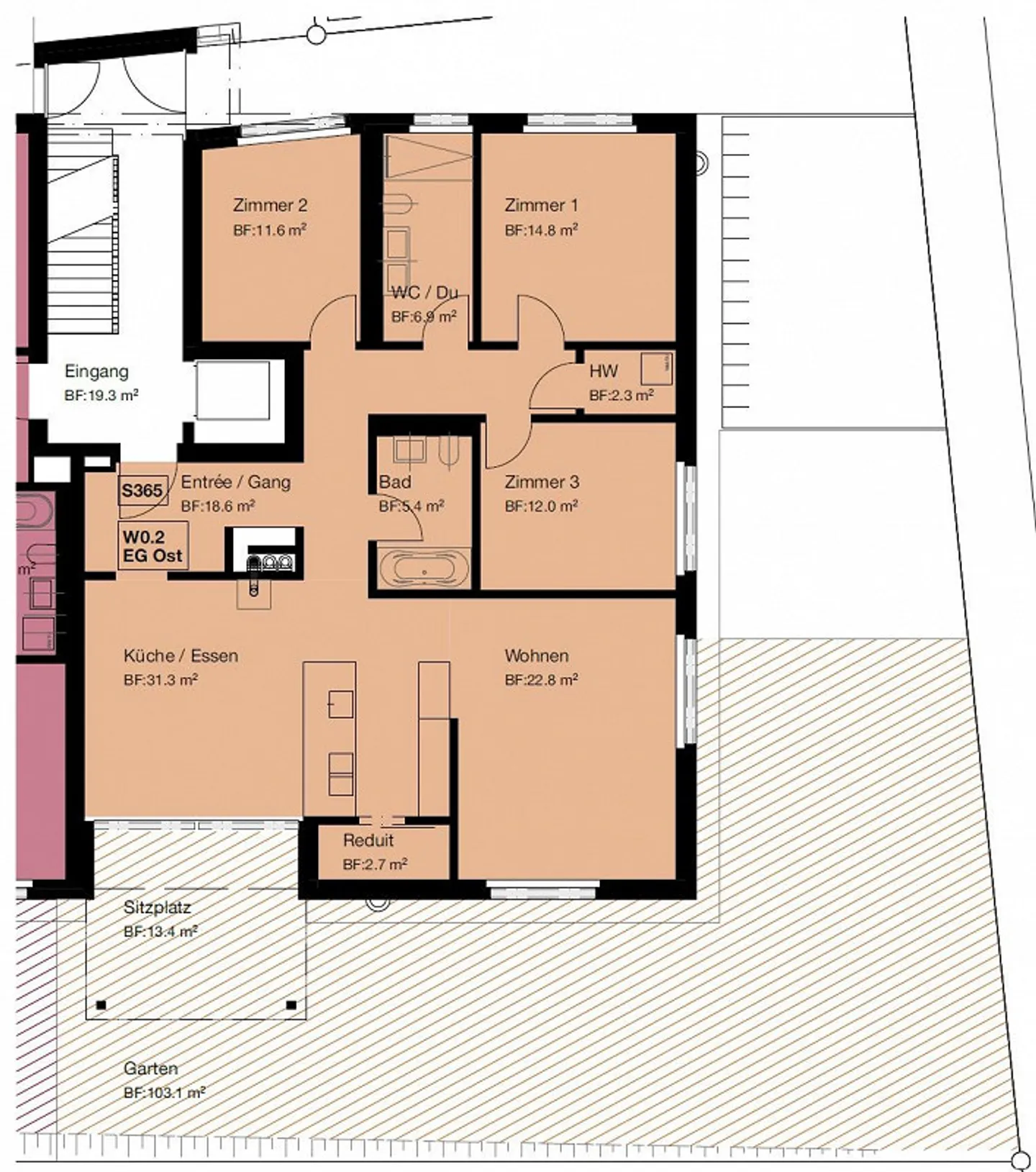 Spacious 4.5-room new apartment on the ground floor – 128 m² in Müllheim - Photo 13 of 13