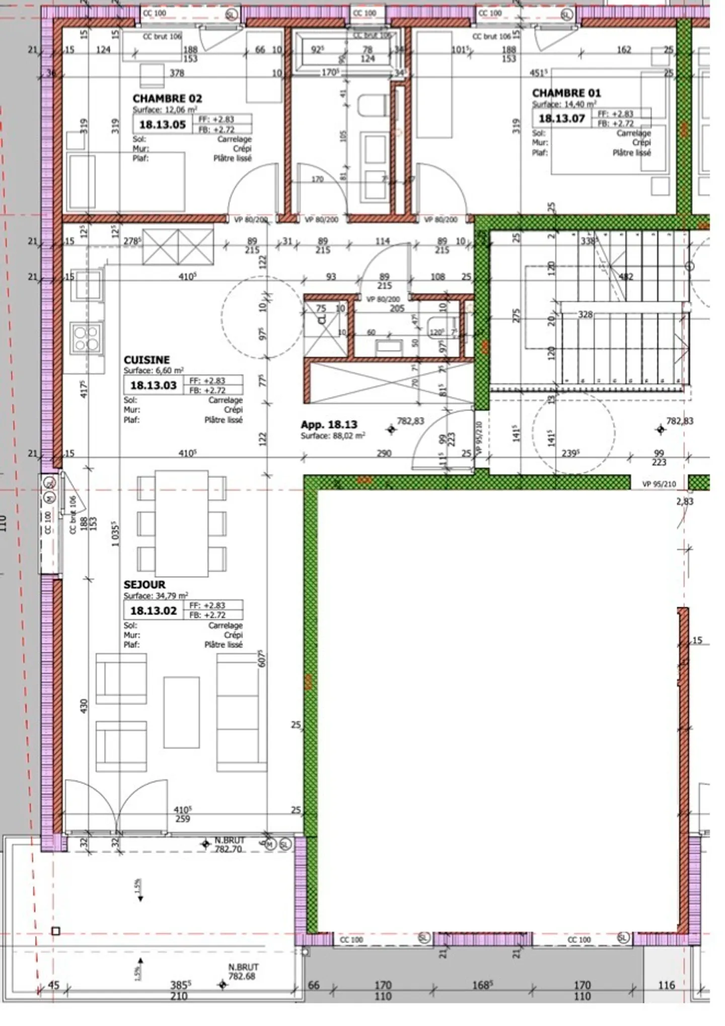 Nice 3.5 room bright and modern apartment, quiet, close to shops - Photo 11 of 11