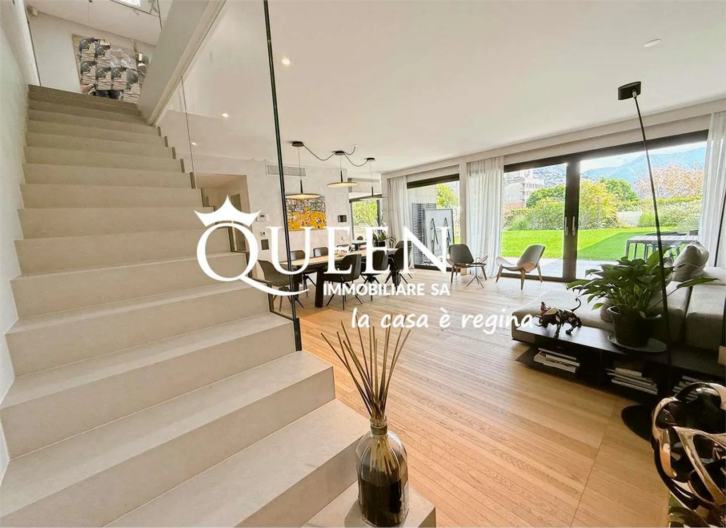 Savosa : appartement exclusif de 6,5 pièces meublé avec vue sur le lac - Photo 9 sur 13