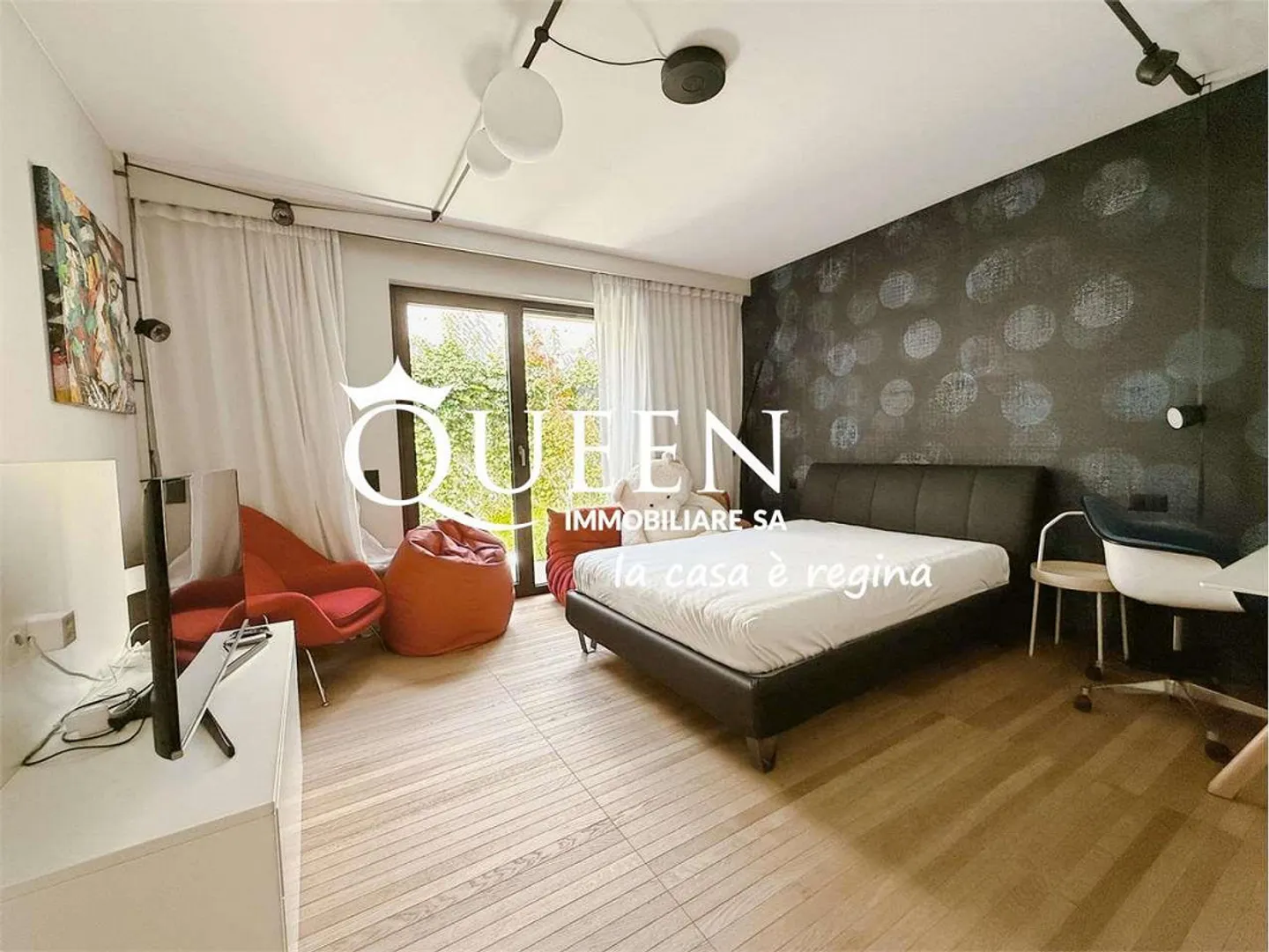Savosa : appartement exclusif de 6,5 pièces meublé avec vue sur le lac - Photo 11 sur 13