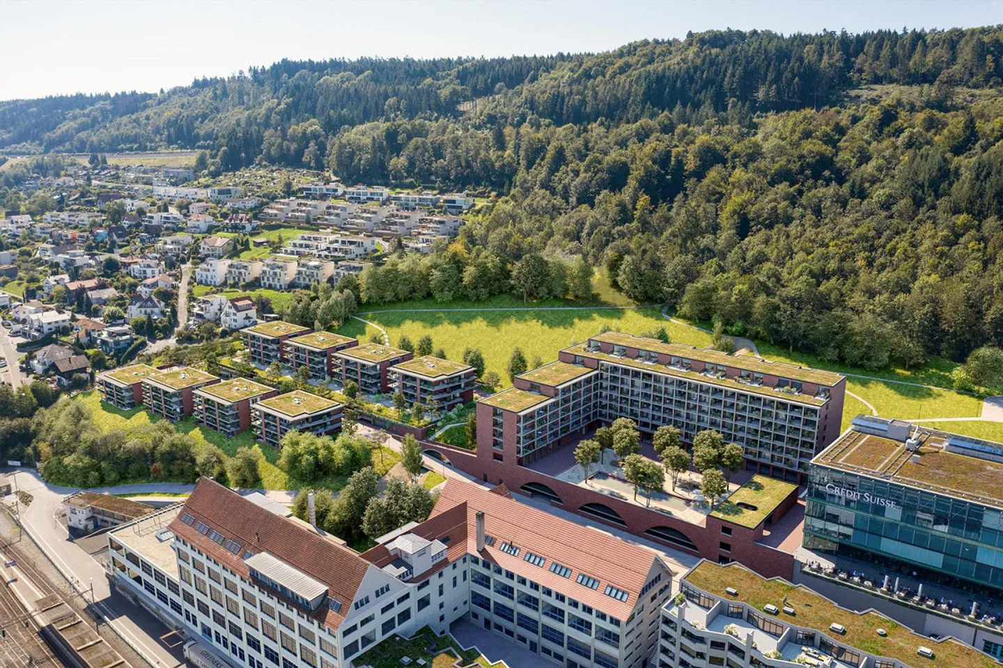 Appartement moderne de 1,5 pièce directement à la gare de Horgen Oberdorf - Photo 1 sur 4