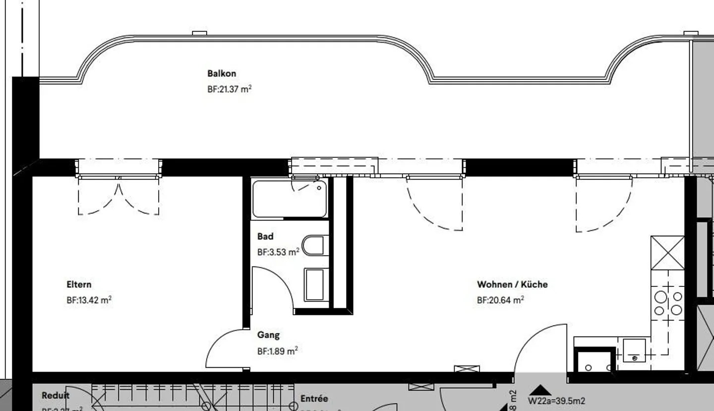 Ristrutturato con balcone di 21 m2 che si affaccia sul cortile - Foto 7 di 7
