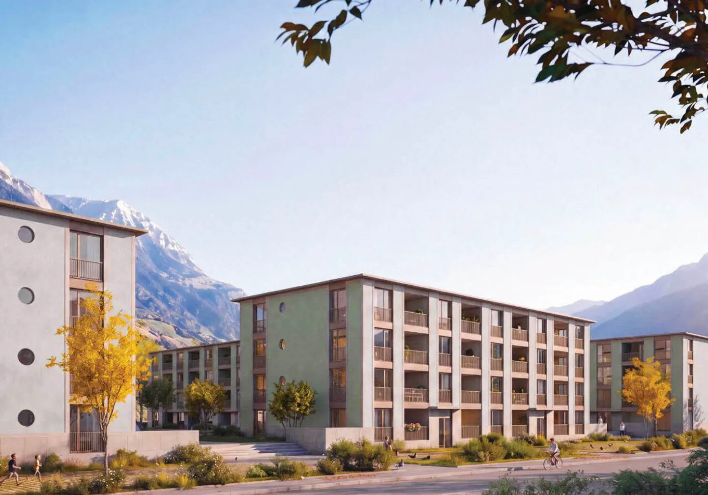 Lot A2.101: 3,5 Zimmer nach Plan in Martigny - Foto 2 von 8