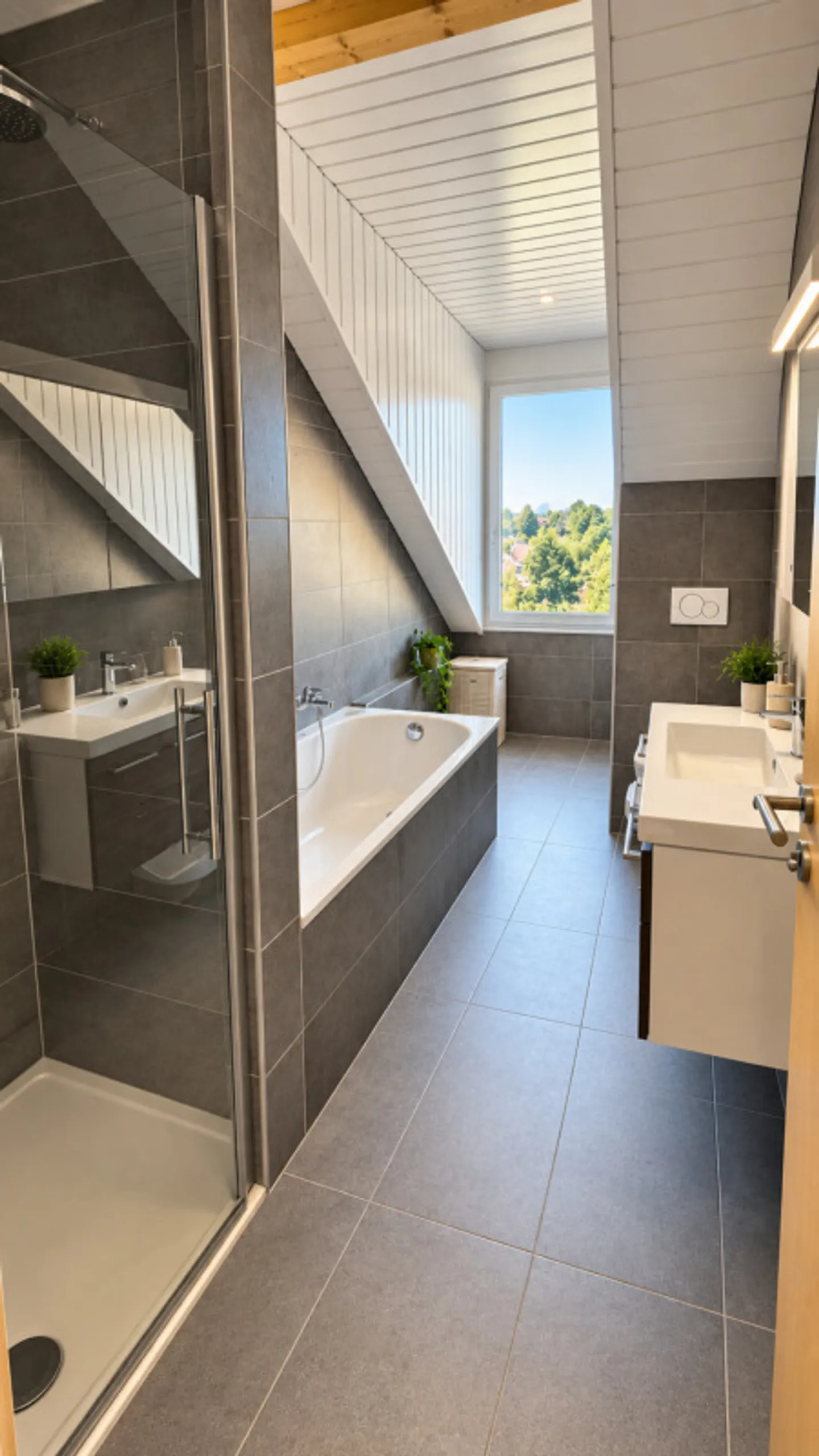 Wunderschöne und geräumige Penthousewohnung mit 4,5 Zimmern im Zentrum von Orbe - Foto 21 von 27