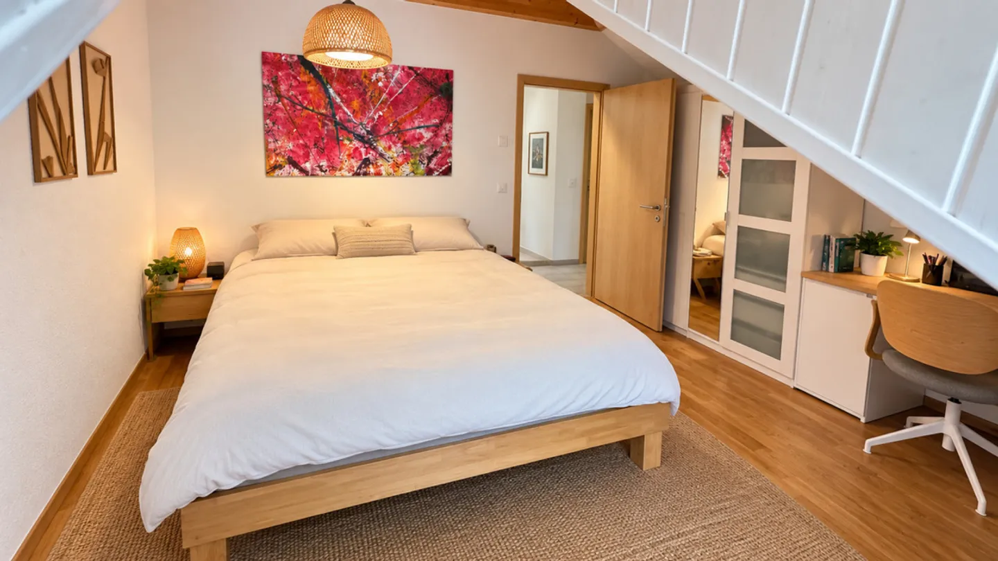 Wunderschöne und geräumige Penthousewohnung mit 4,5 Zimmern im Zentrum von Orbe - Foto 18 von 27