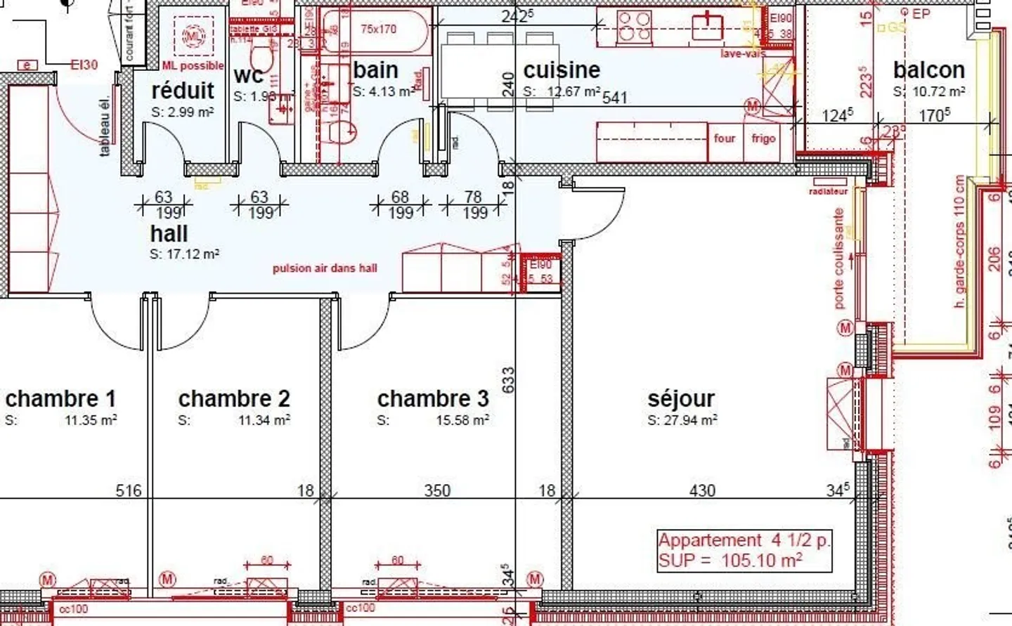 4.5 Room Apartment on the 8th Floor in Beaumont! - Photo 8 of 8
