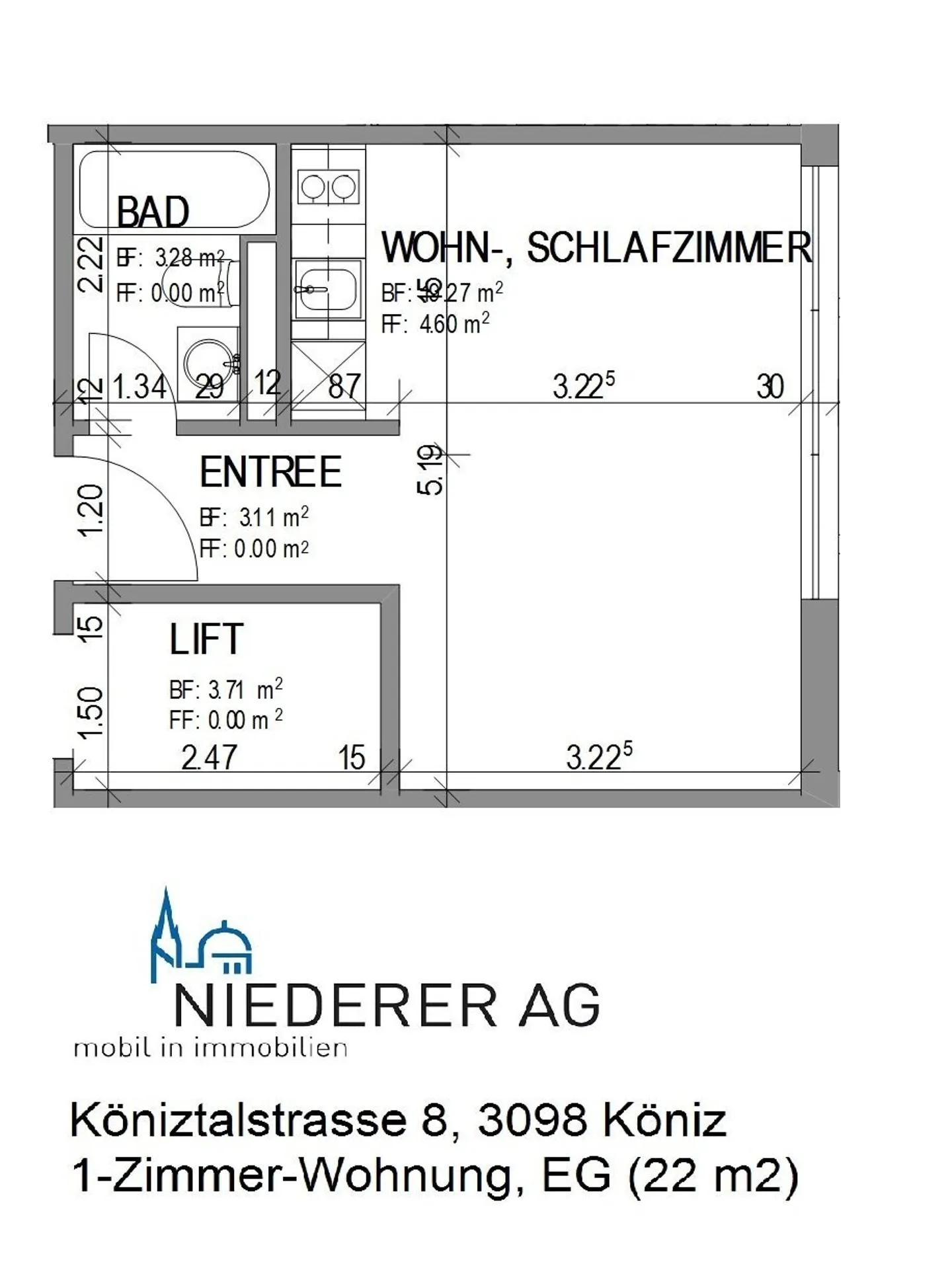 Beau studio - Photo 8 sur 8