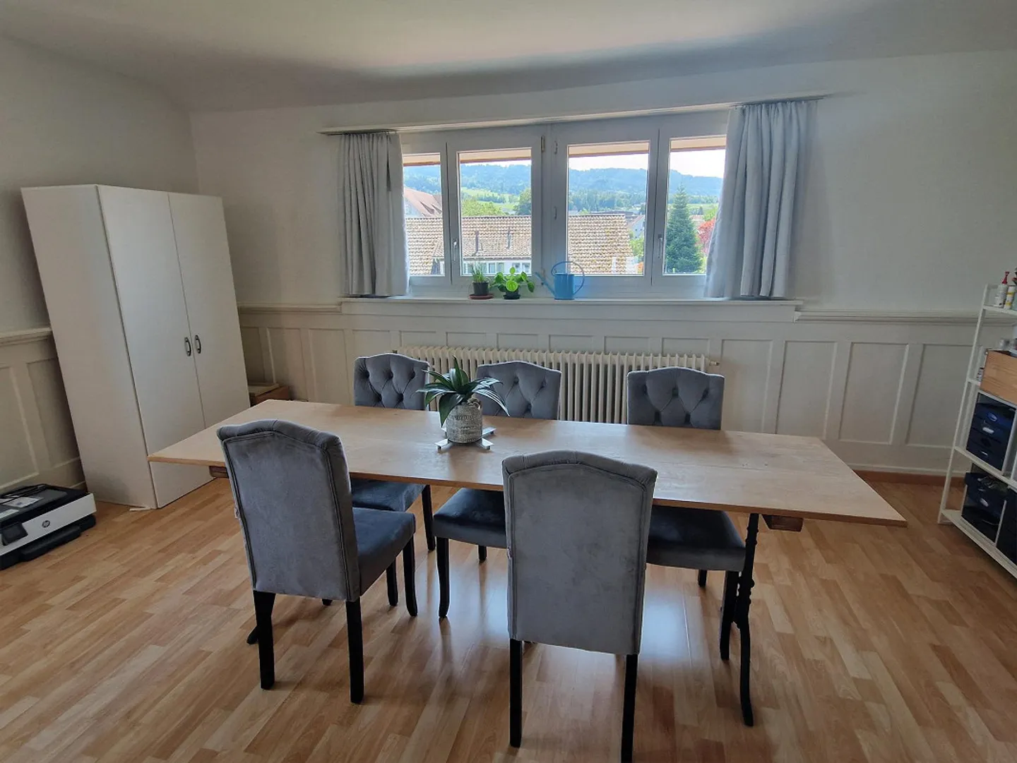 Charming 3.5-room old apartment with high ceilings, large garden, and proximity to the lake - Photo 1 of 19