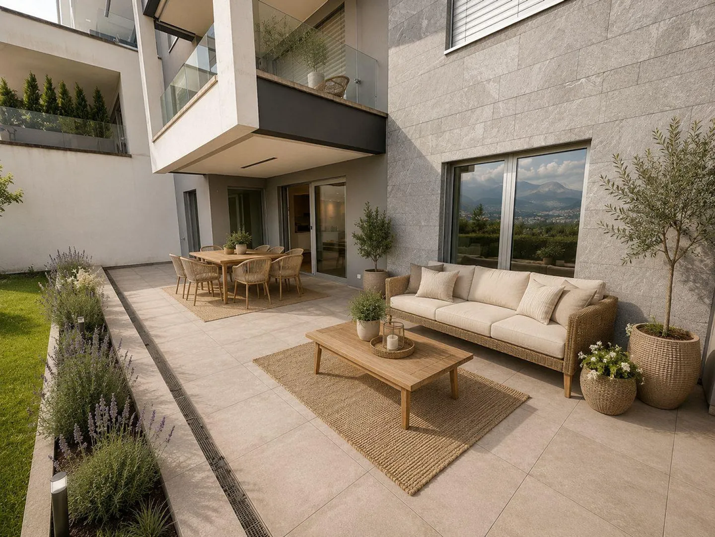 Vie privée avec vue sur le lac dans Emerald Living – THE VIEW Lugano - Photo 1 sur 15