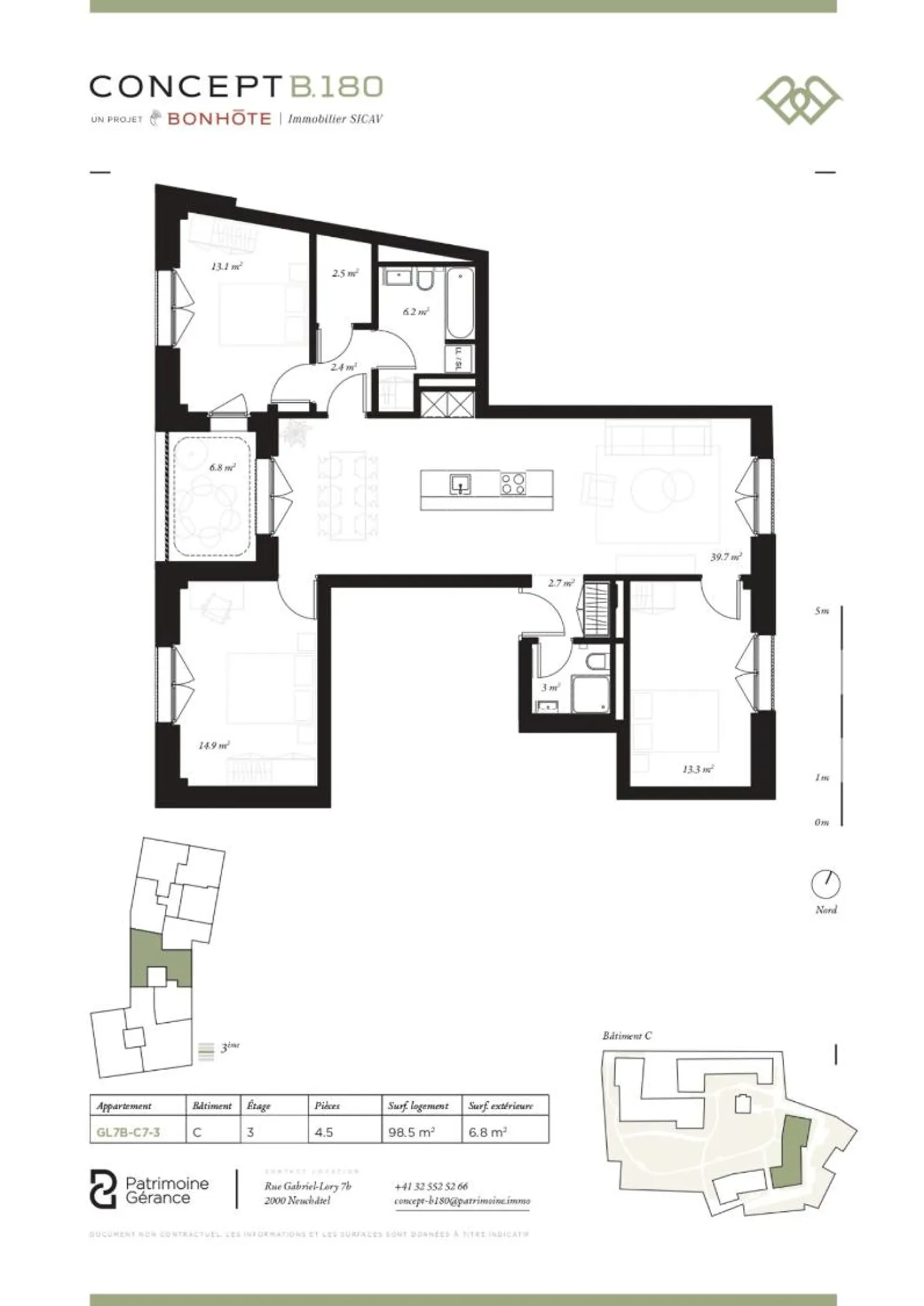 Appartement Élégant à Neuchâtel - Photo 6 sur 6