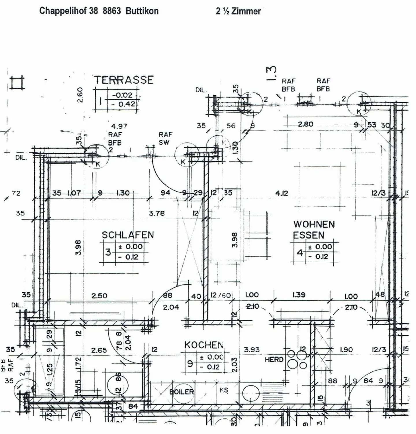 Appartement 2,5 pièces avec balcon dans un beau quartier résidentiel - Photo 5 sur 5