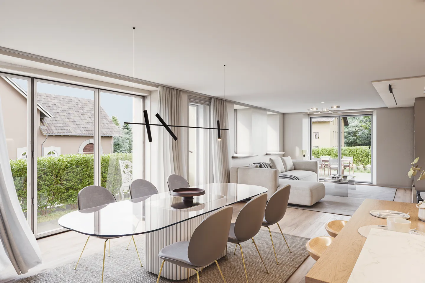 Appartement de 4,5 pièces en rez de jardin - Foto 1 di 17