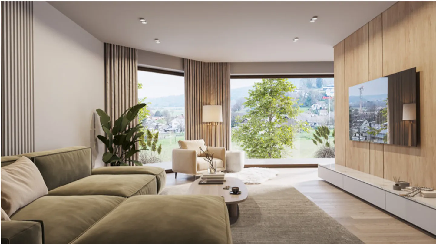 Moderne Architektur an bester Lage  Einfamilienhaus mit Weitsicht in Dulliken - Foto 2 von 6