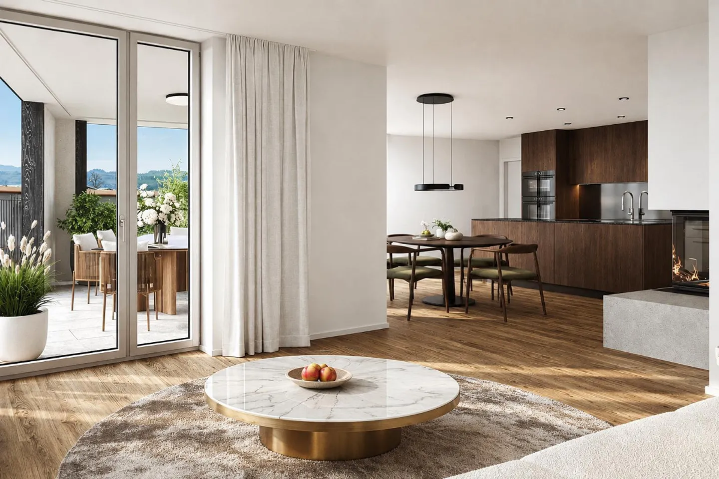 Appartamento giardino 3½ locali di alta qualità nel nuovo progetto «In Vineis» - Foto 2 di 5