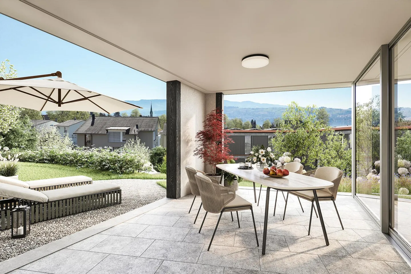 Appartamento giardino 3½ locali di alta qualità nel nuovo progetto «In Vineis» - Foto 3 di 5