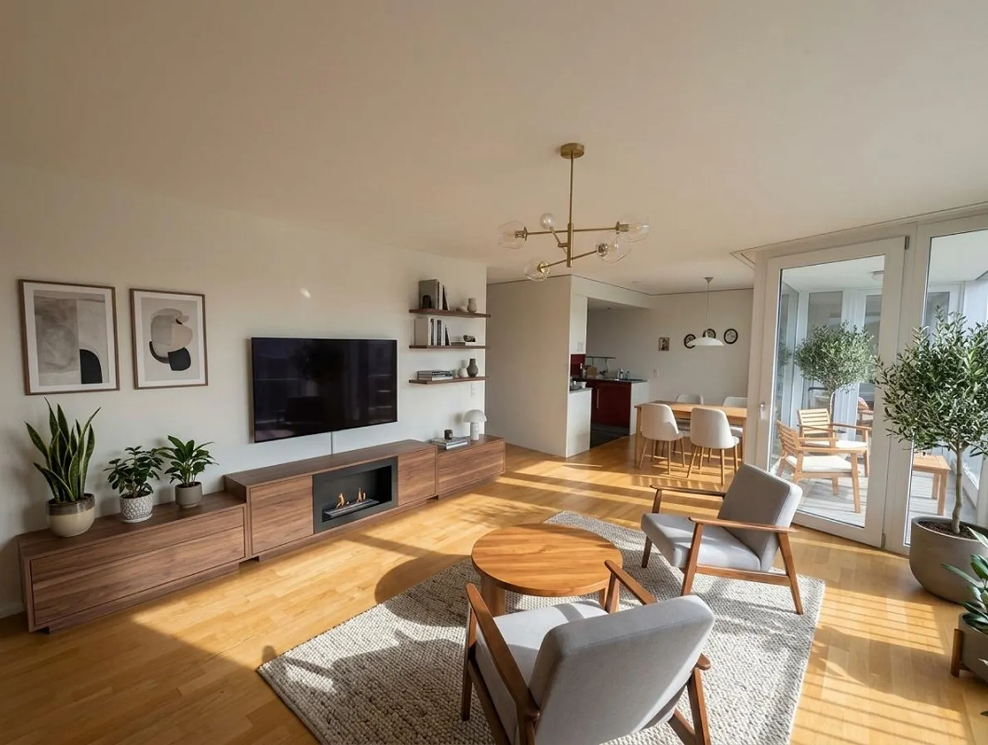 Spacious and bright 3.5-room apartment - Photo 1 of 8