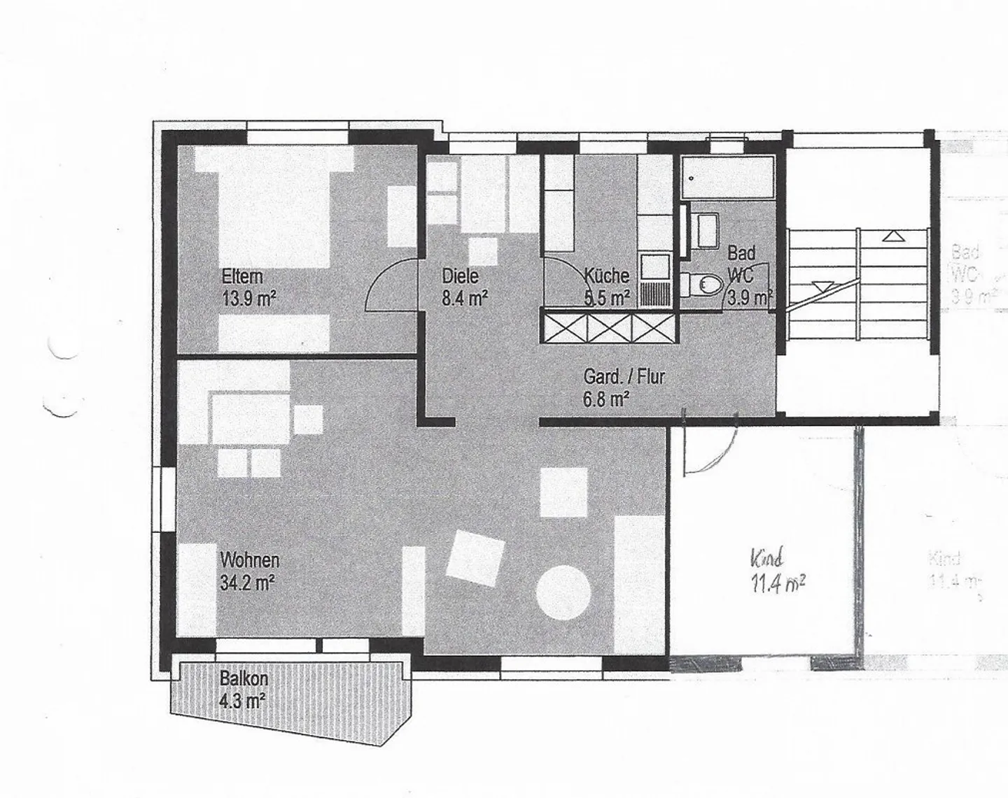 Spacious 3.5-Room Apartment - Photo 5 of 8