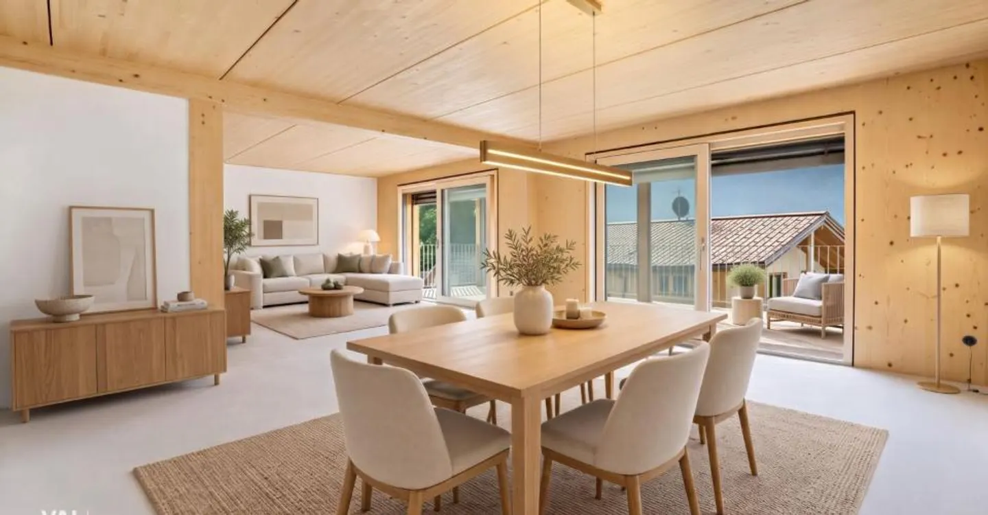 Extraordinary 5.5-room penthouse apartment in Steg - Photo 2 of 12