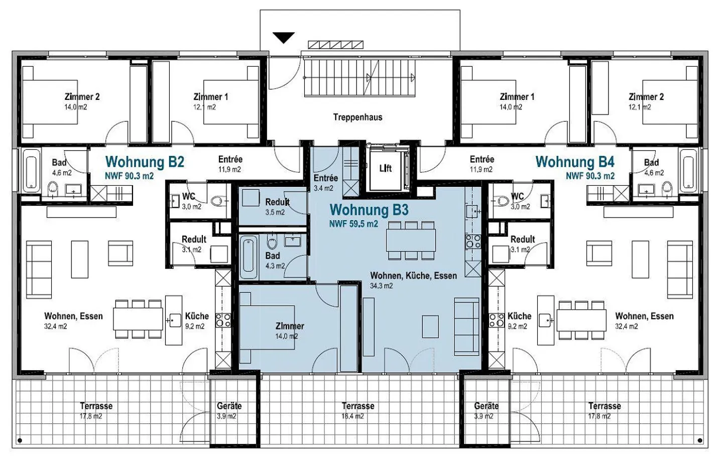 Modern 2.5-room ground floor apartment in Mettau - Photo 6 of 6