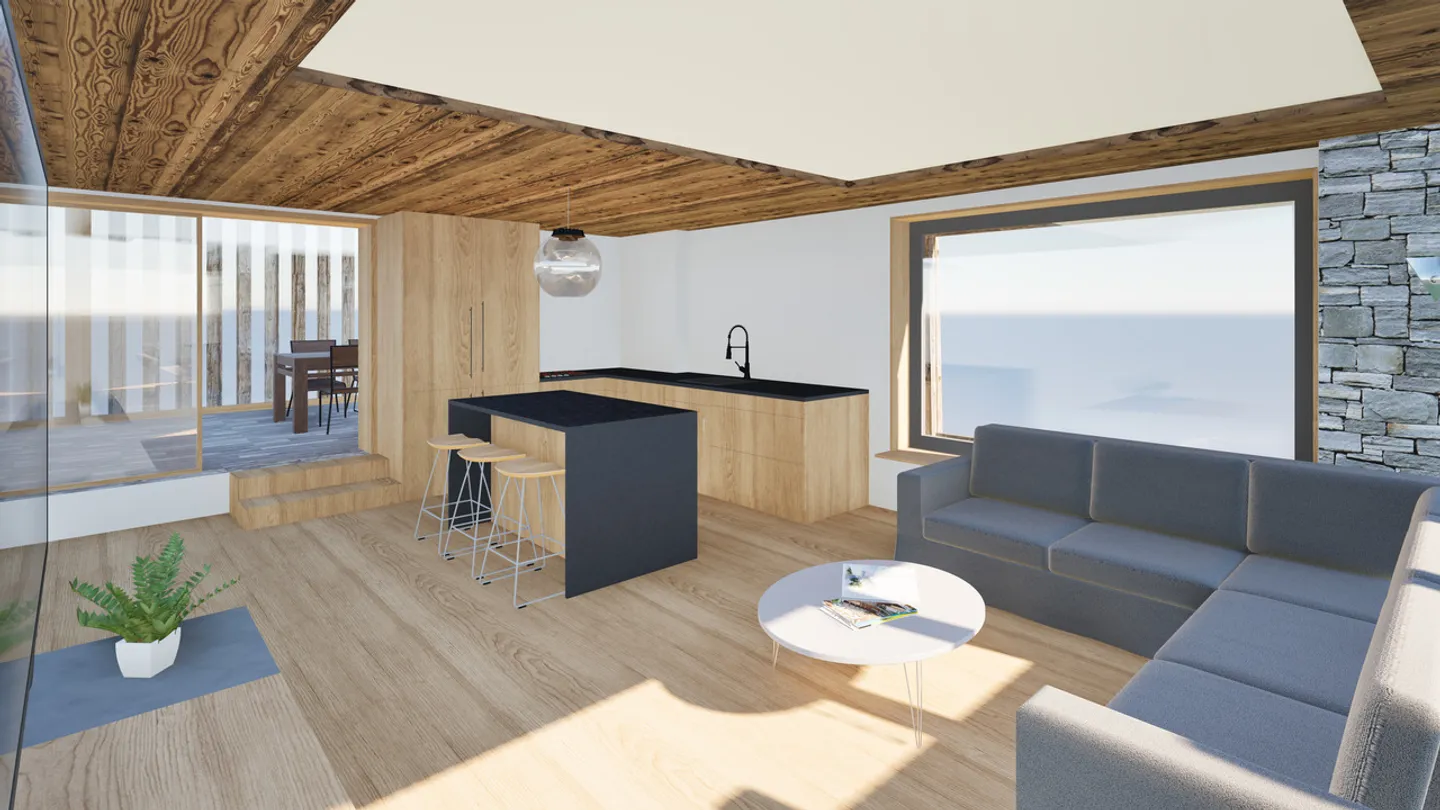 Charming duplex in a renovated barn in Champsec - Photo 2 of 8