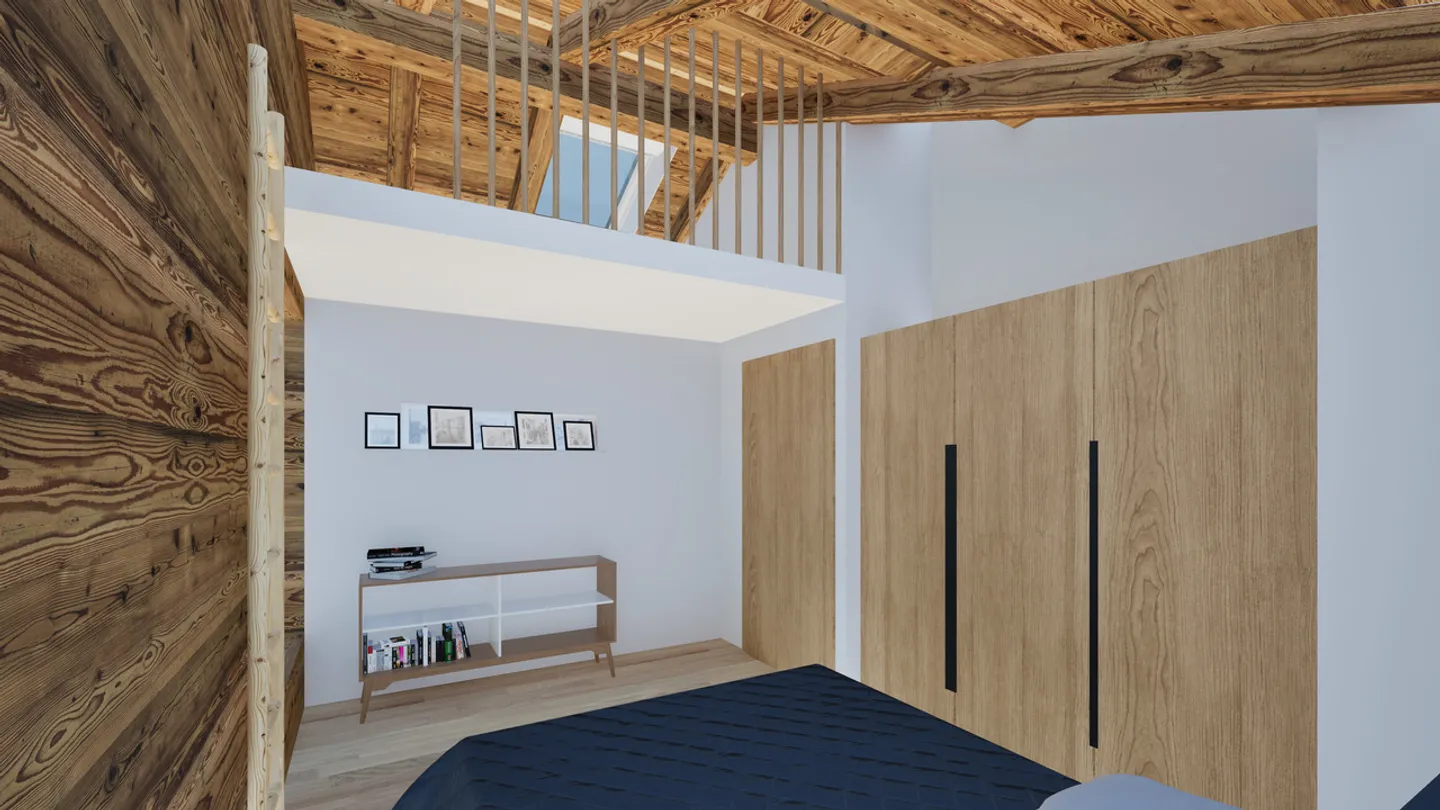 Charming duplex in a renovated barn in Champsec - Photo 5 of 8