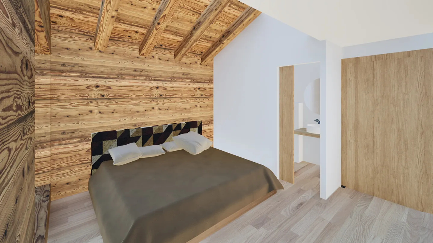 Charming duplex in a renovated barn in Champsec - Photo 8 of 8
