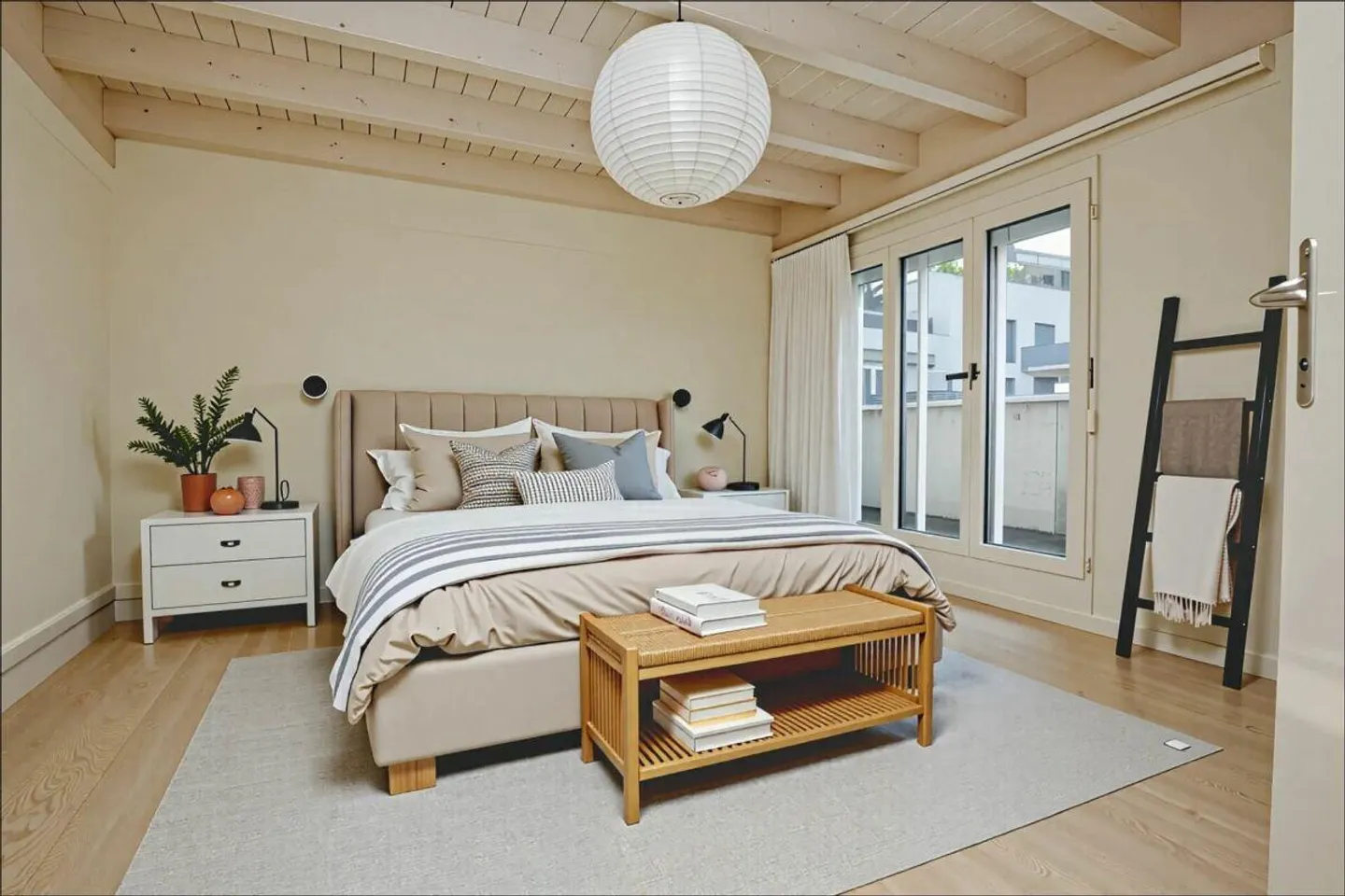 Appartement en attique 5.5 pièces avec grande terrasse et vue sur les montagnes - Photo 4 sur 13