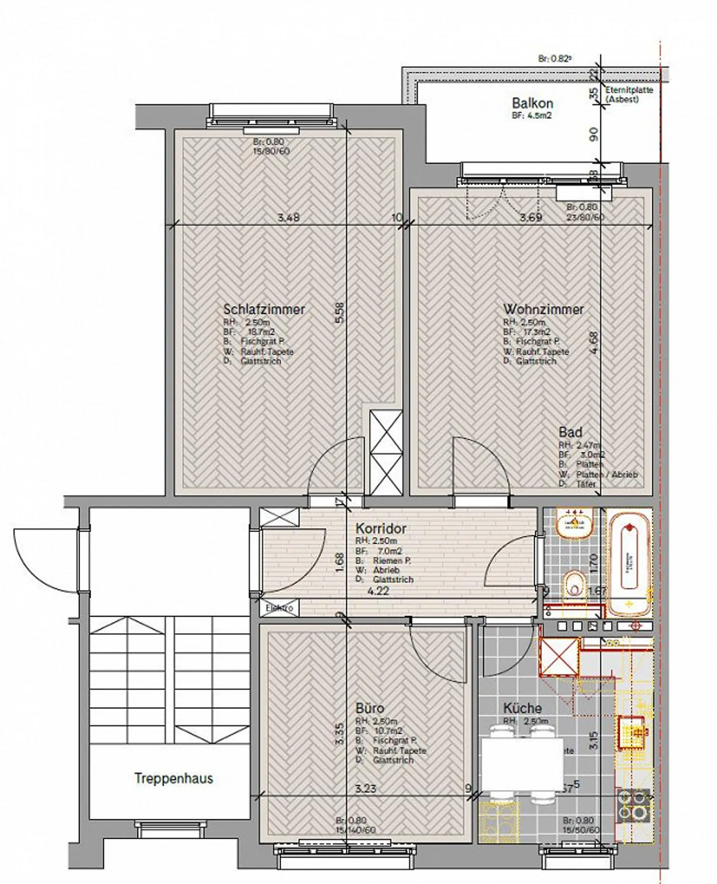 Moderne 3-Zimmerwohnung in Bern - Foto 2 von 2