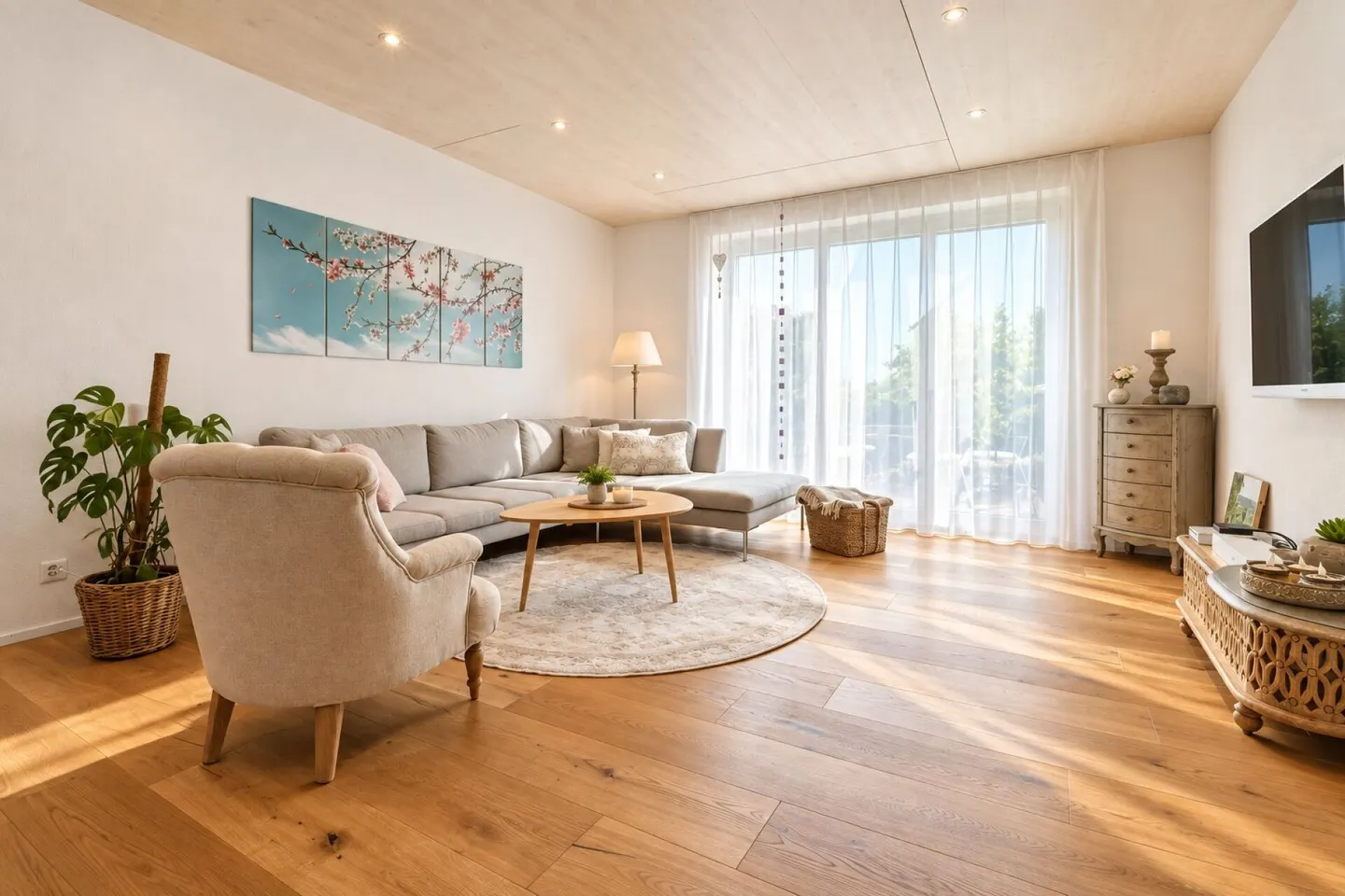 Appartement de jardin de 4,5 pièces de haute qualité dans un quartier familial calme sans circulation de transit - Photo 2 sur 27