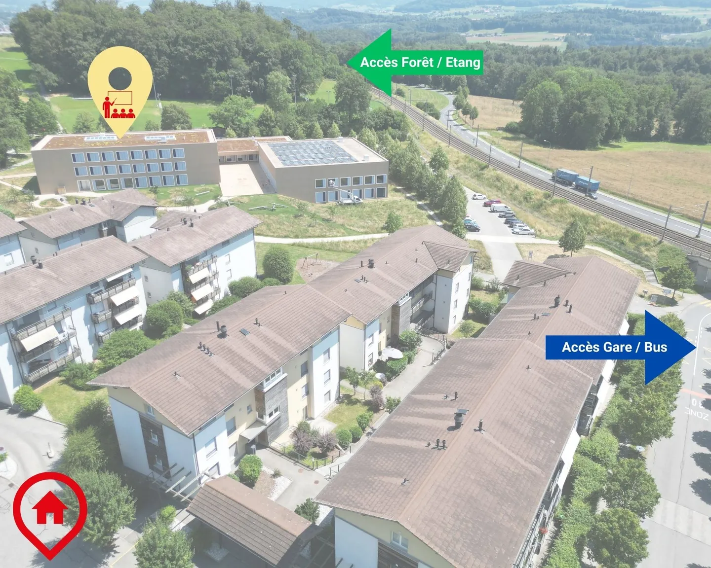 Komfort und Ruhe in einem ruhigen Viertel - Foto 2 von 3