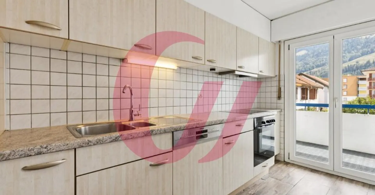 Appartement de 3.5 pièces au coeur de Broc ! - Foto 1 di 7