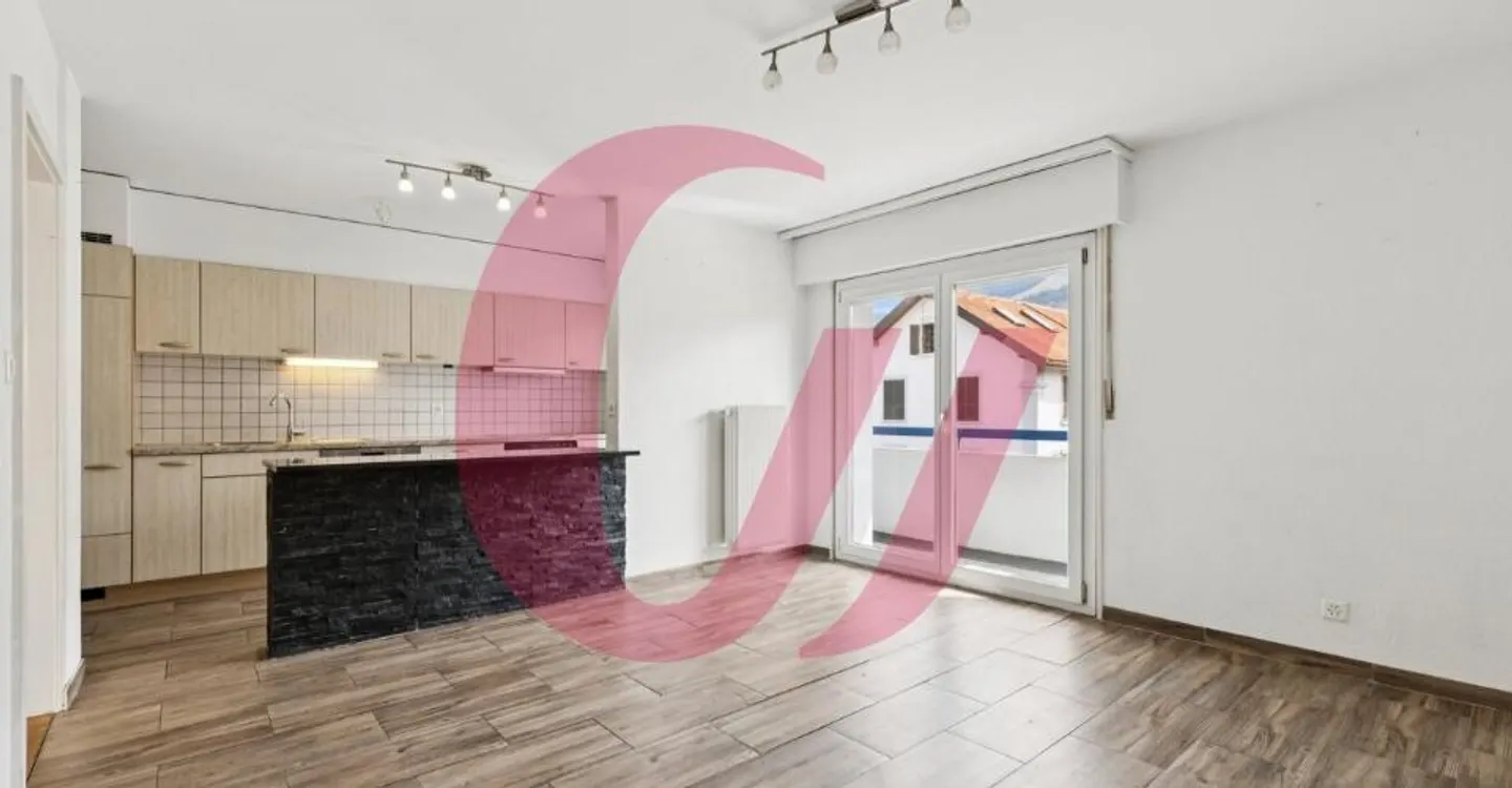 Appartement de 3.5 pièces au coeur de Broc ! - Foto 3 di 7