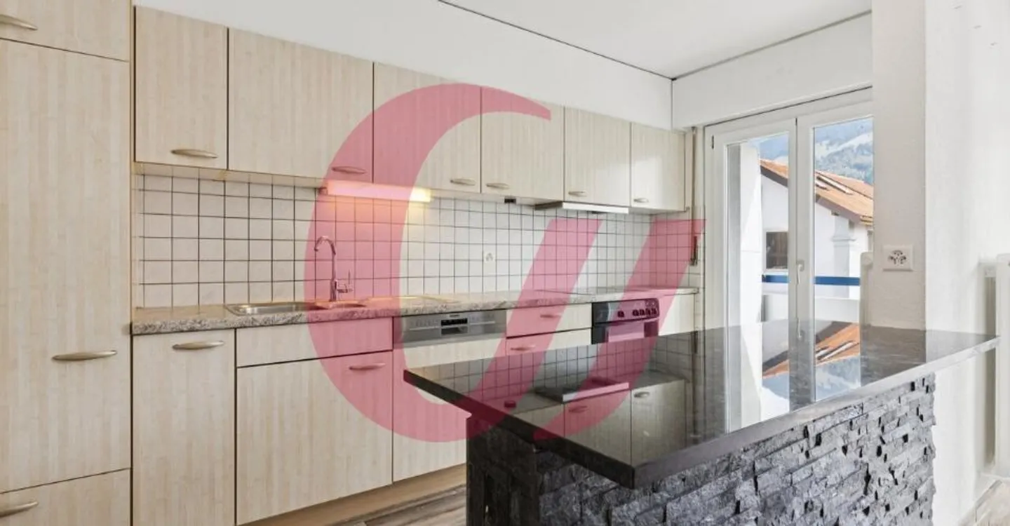 Appartement de 3.5 pièces au coeur de Broc ! - Foto 2 di 7